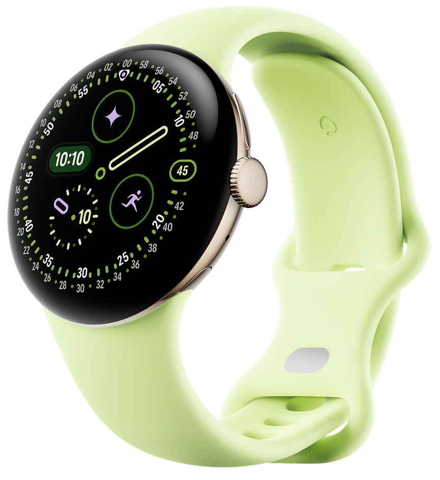 Google Pixel Watch 4 in Lemongrass